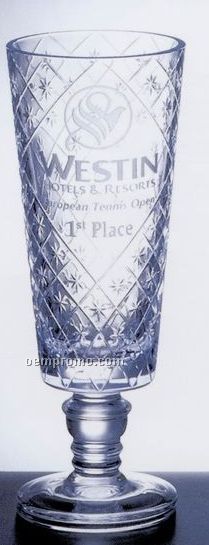 Small Crystal Diamond Net Vase (5