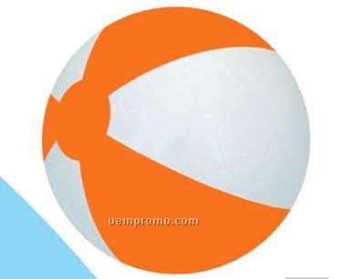 16" Inflatable Alternating 2 Color Beach Ball