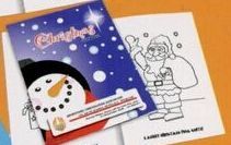 Christmas Coloring Book W/ Custom Cover & Stock Coloring Images