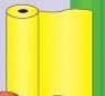 Wide Plastic Cloth Bunting Regular Colors - Yellow (36")