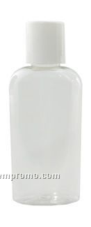 2 Oz. Clear Oval Dispensing Bottle (Empty)