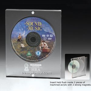 Magnetic CD/ DVD Entrapment (Laser Engraving)