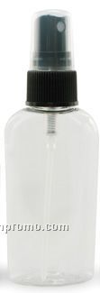2 Oz. Clear Oval Spray Bottle (Empty)
