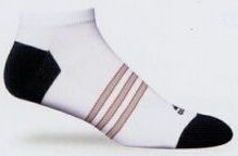 Men's Climacool Socks /Size 9 To 12/ White/Black