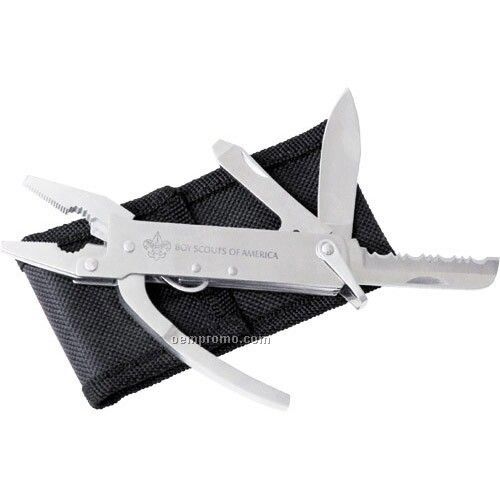 Mini Stainless Steel Multi Tool With Nylon Case