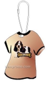 Beagle Dog T-shirt Zipper Pull
