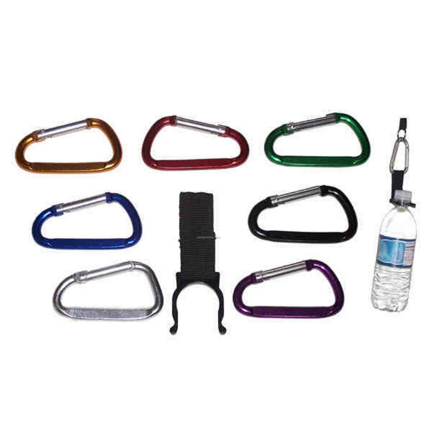Carabiner With Water Bottle Holder