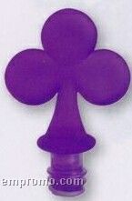 Playing Card Club Symbol Acrylic Bottle Stopper