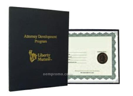Turned Edge Certificate Or Diploma Holder