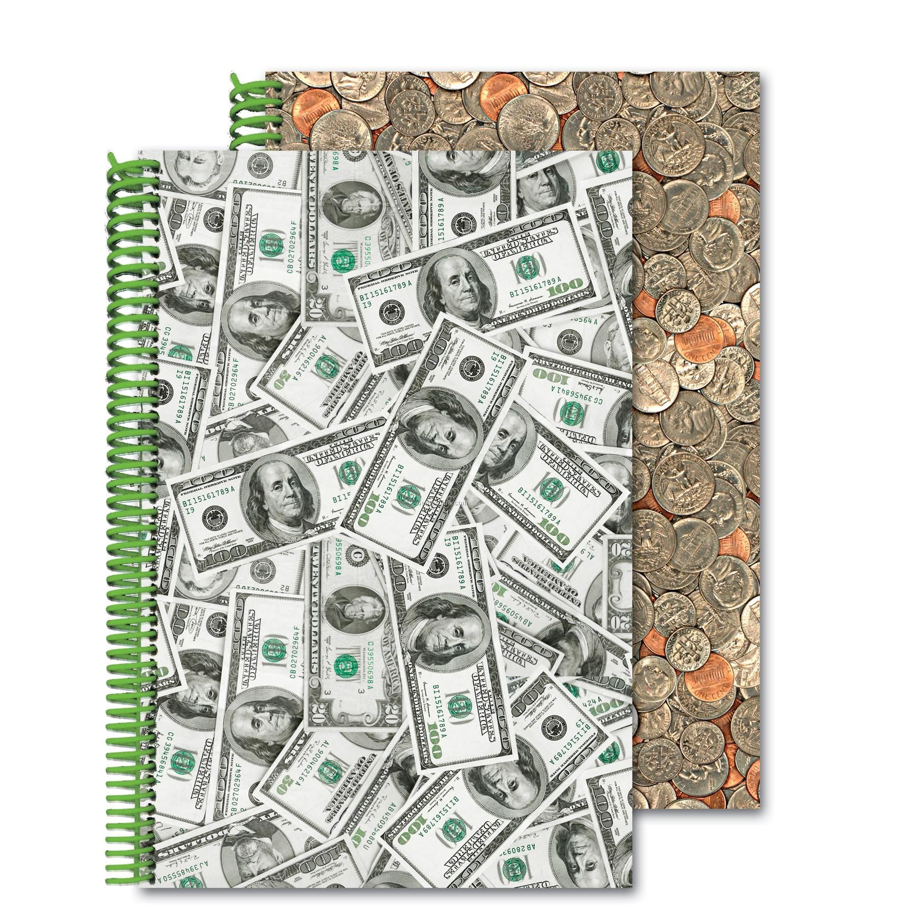 3d Lenticular Notebook Stock/Dollars And Cents (Blanks)