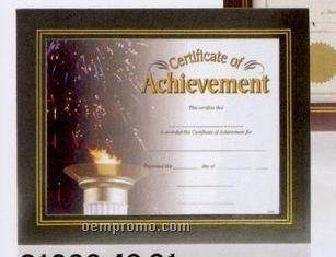 Black Leatherette Certificate Holder Frame