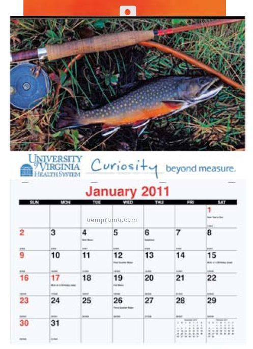 Single Image Monthly Wall Calendars (Custom)