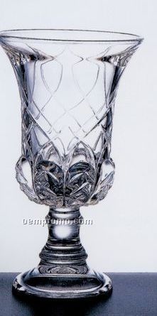 Small Crystal Lofty Vase (6
