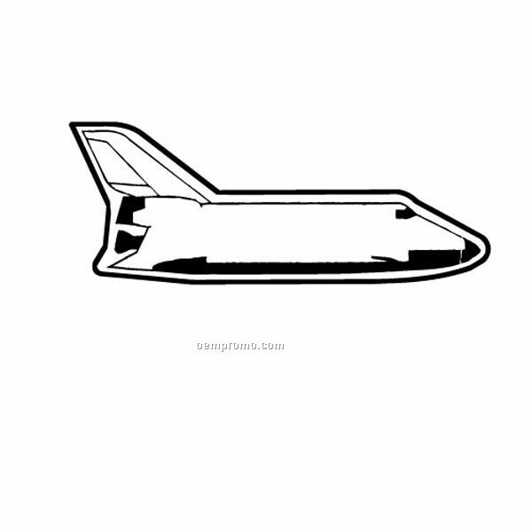 Stock Shape Space Shuttle Recycled Magnet