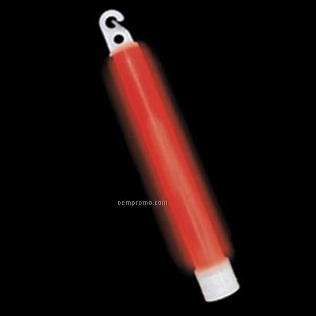 6" Premium Red Glow Stick