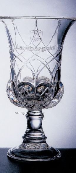 Large Crystal Lofty Vase (8