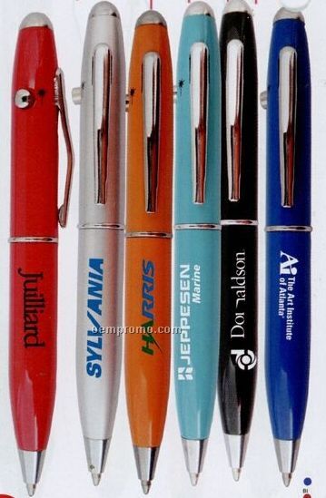 1 Tone Laser Light Pen W/ Pocket Clip