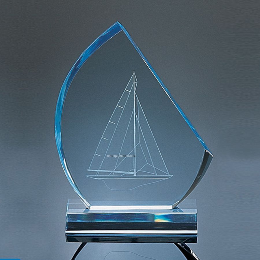 Blue Sail Shape Award