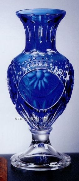 Large Crystal Renaissance Vase (6-1/2"X14")