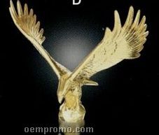 Antique Bronze Majestic Eagle Figurine (8