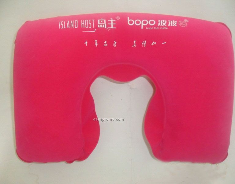 Flocked Inflatable Pillow