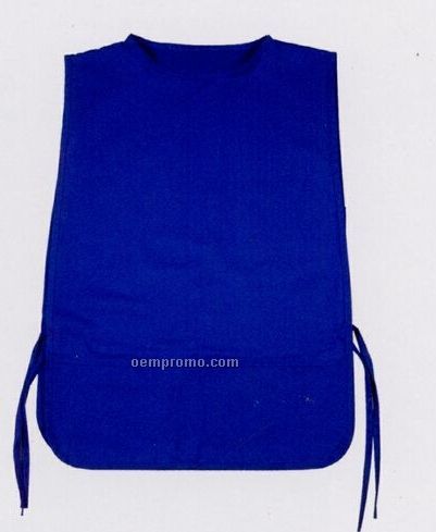 Poly Cotton Twill Smock Apron W/ 2 Pocket (18"X28" Front & Back)