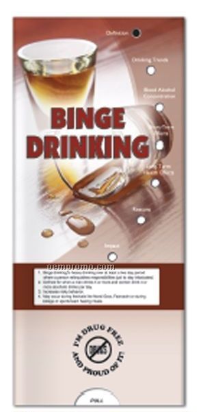 Pocket Slider Chart - Binge Drinking