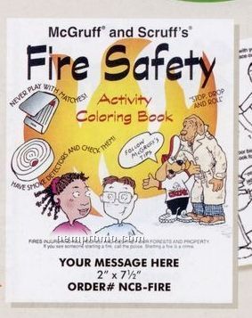 Stock Fire Theme - Fire Safety Coloring Book