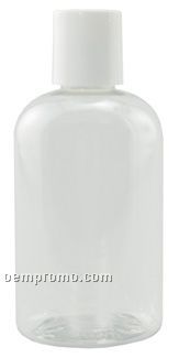 4 Oz. Clear Boston Round Dispensing Bottle (Empty)