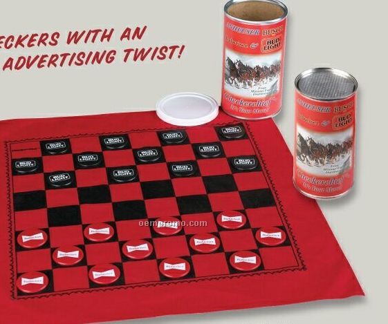 Checkerchief Can Game With Red Bandana Checkerboard