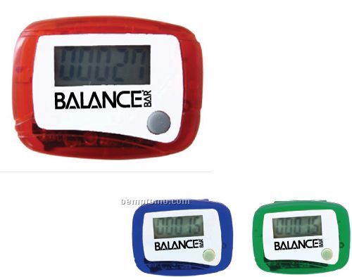 Econ Pedometer With One Button Control