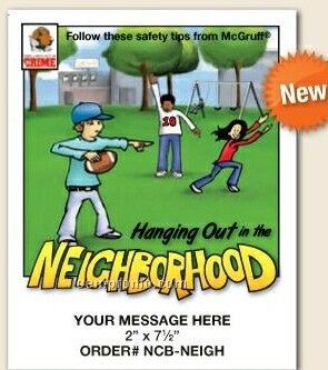 Stock Safety Theme - Hanging Out In The Neighborhood Coloring Book