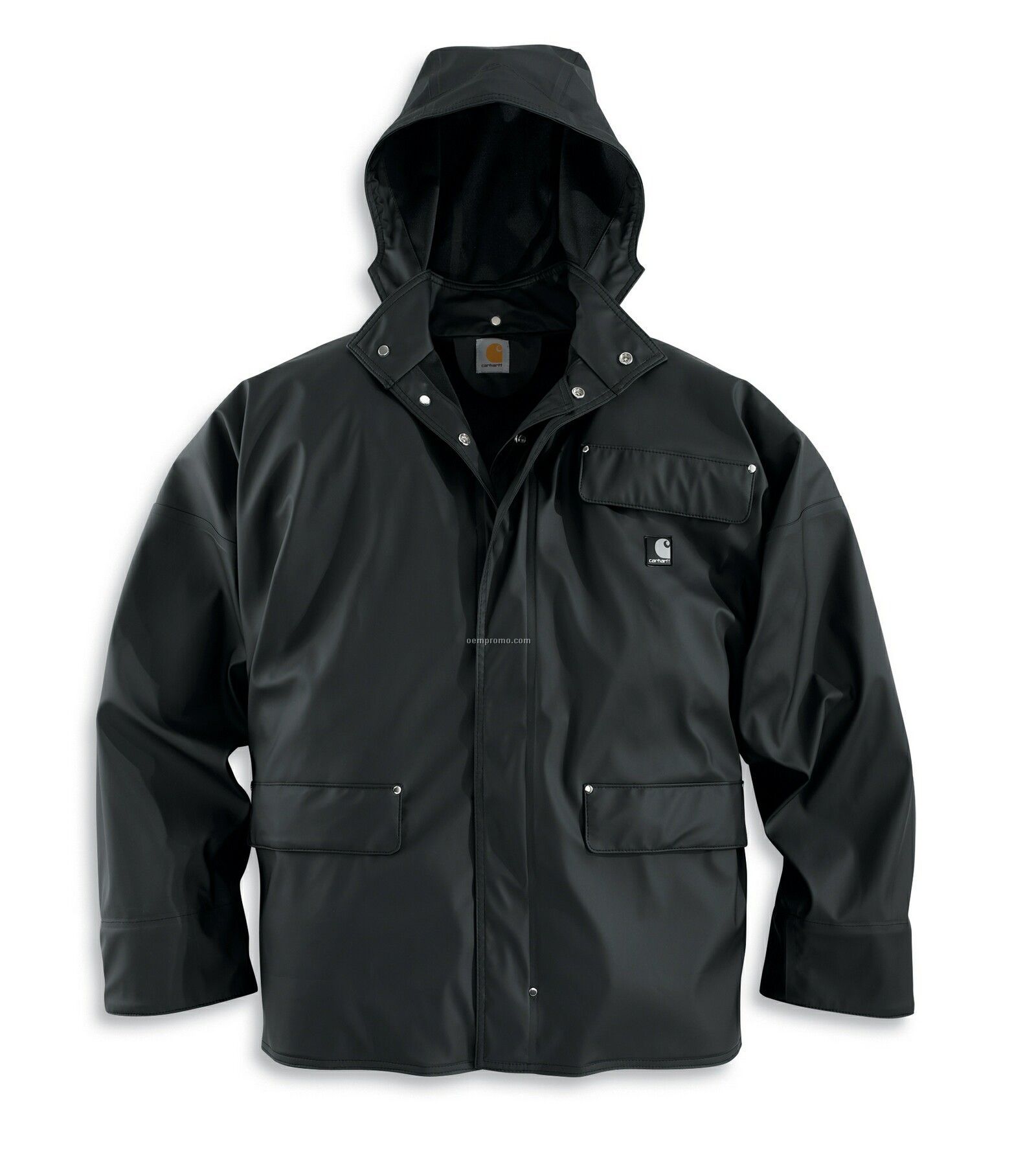 Carhartt Men's Workflex Polyester Waterproof Coat W/ Detachable Hood