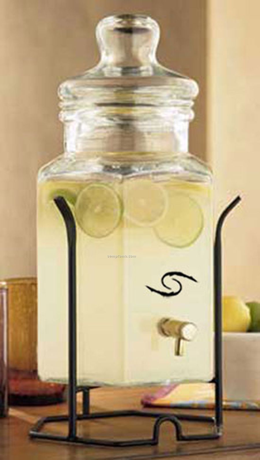 5 L. Glass Beverage Dispenser