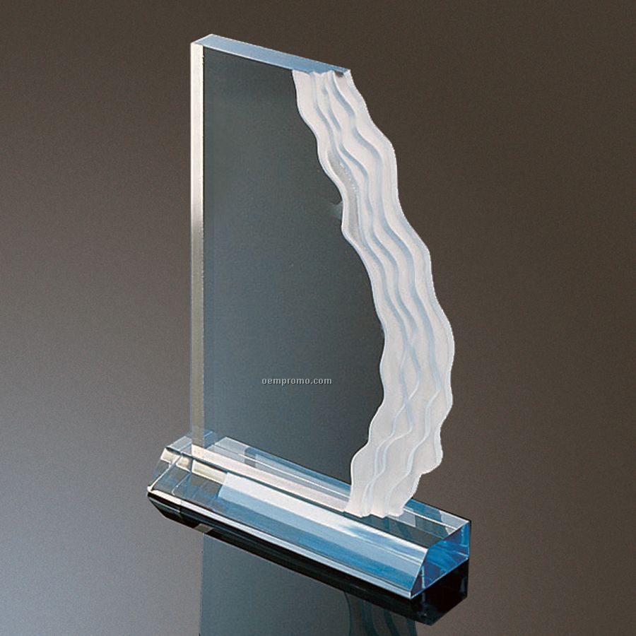 Blue Wave-length Award - Vertical Mount