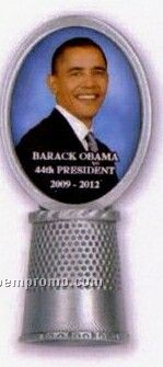 Decorative Thimble W/ Barack Obama Emblem