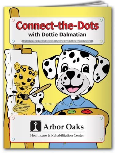 Fun Pack Coloring Book W/ Crayons - Connect-the-dots With Dottie Dalmatian