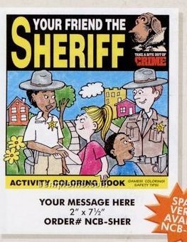 Stock Police Theme - Your Friend The Sheriff Coloring Book