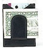 Leather Magnetic Money Clip / Card Case