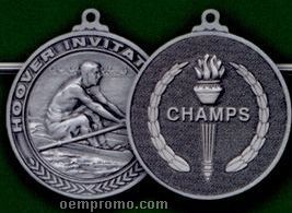 Spin Cast Double Faced Medals, Coins & Emblems (1 1/2")