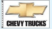 Stock Cluster 3 Flag Set W/ Staff & Hardware (Chevy Trucks)