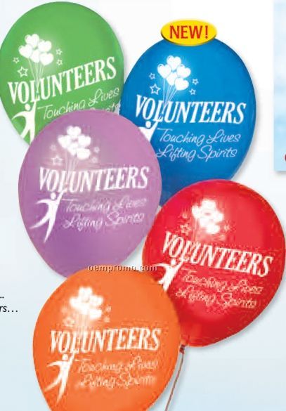 Volunteers For Touching Lives, Lifting Spirits Balloons