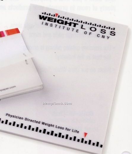 50-sheet Translucent Stik-withit Sticky Notepad - 1 Color (3