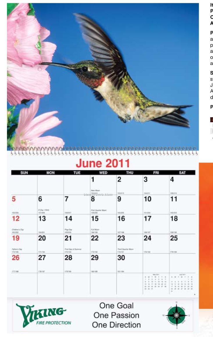 Fauna Monthly Wall Calendar (Coil Bound)