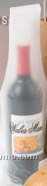 Frosted Clear Plastic Wine Bottle Bag (5.5