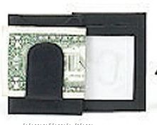 Leather Magnetic Money Clip With Outside Id Slot