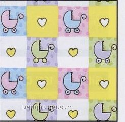 417' Half Ream 24" Baby Buggies Gift Wrap