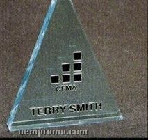 Acrylic Paperweight Up To 16 Square Inches / Triangle
