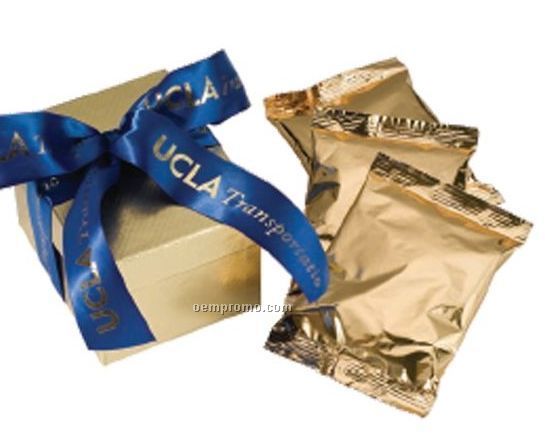 Good Morning Gift Box With 5 Coffee Packet & Custom Ribbon
