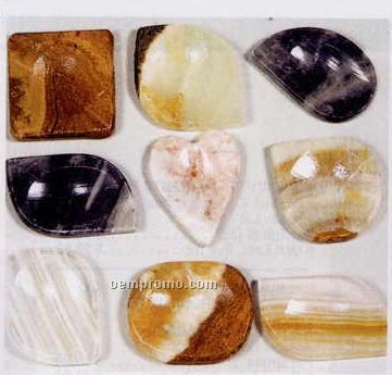 Assorted Mexican Onyx Worry Stones (50 Piece Unit)